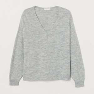 H&M Fine-Knit V-Neck Sweater